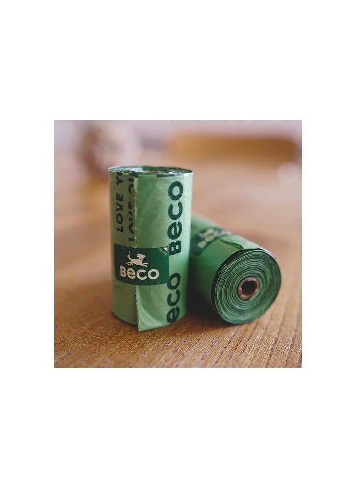 BECO أكياس نفايات معطرة بالنعناع للحيوانات الأليفة 120 قطعة - Image 4