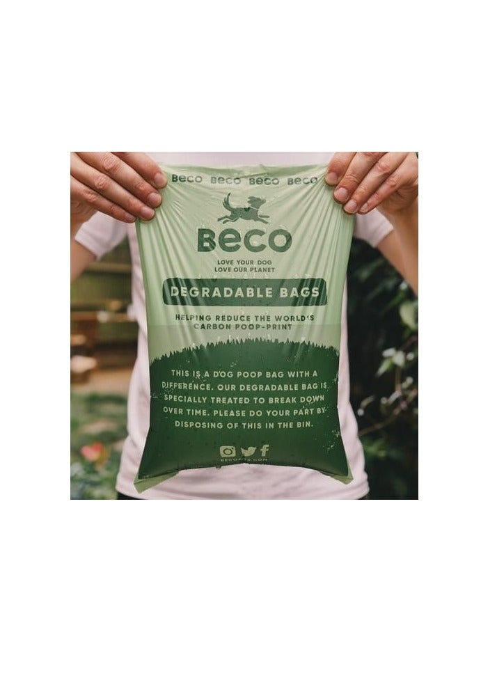 BECO أكياس نفايات معطرة بالنعناع للحيوانات الأليفة 120 قطعة - Image 3