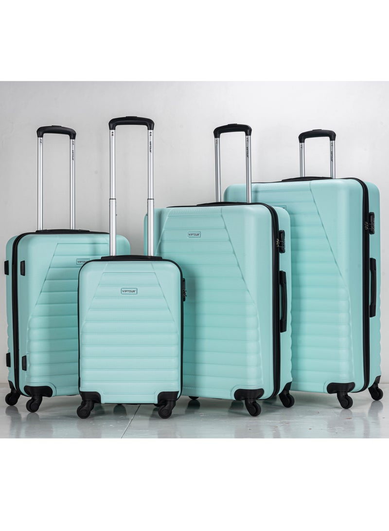 VIPTOUR Luggage Set of 4 Pieces ABS Made with Spinner Wheels And Lockable System Luggage - Image 1