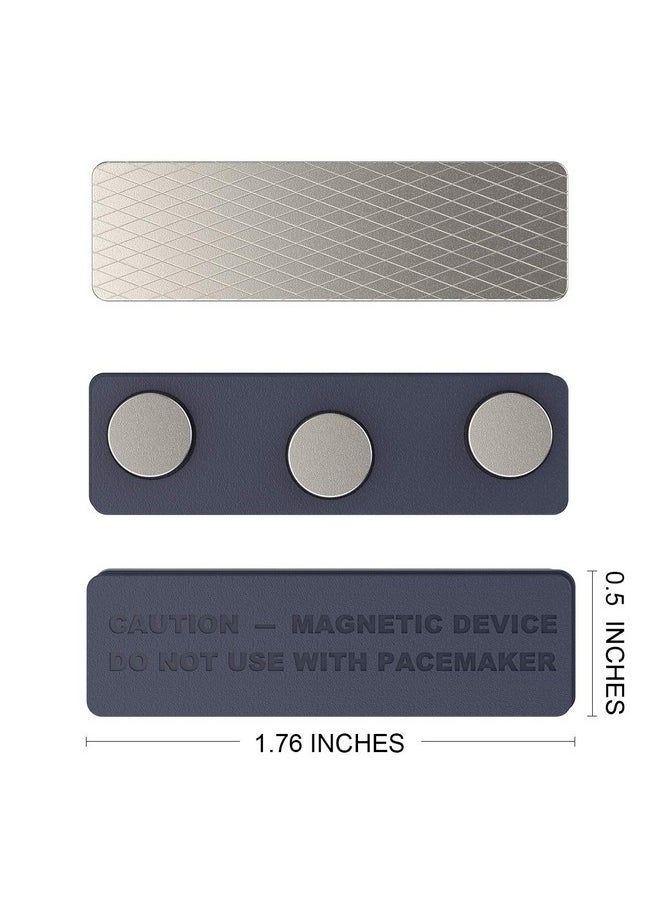GREATMAG 60 Pack Name Tag Magnets Magnets For Nametags Magnetic Name Badge Holders Name Tag Magnetic Adhesive Backing With 3 Neodymium Magnets (1.76 X 0.5 Inches)  - Image 3