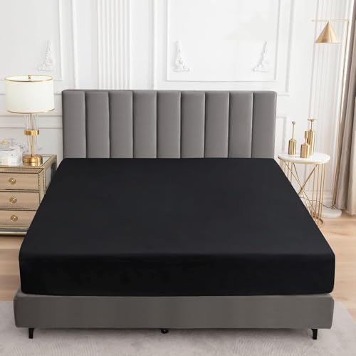 Deevine Craft Orthopedic High-Density HR Foam Mattress | High-Resilience (HR) Dual-Sided Foam | Single Size Bed Mattress - Solid Black Color 3-Year Warranty (72X35X3 inches) - Image 1