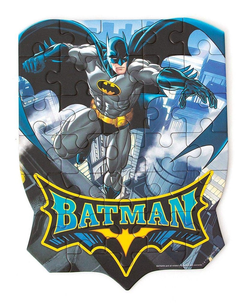 Playhouse DC Comics Batman 31piece DieCut Shaped Mini Puzzle for Kids - Image 2