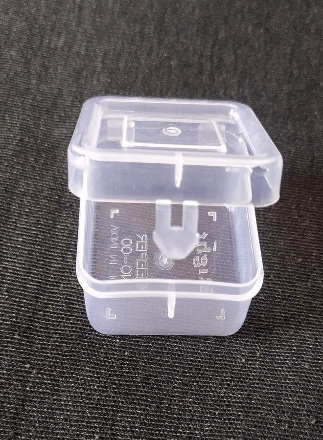 Right Small Containers Plastic Clear Boxes with Lock lid 10 ml (Pack of 24)(Size =4cmx5cm) - Image 5