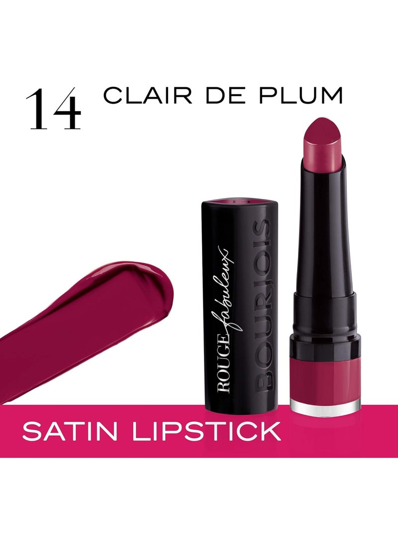 BOURJOIS PARIS Bourjois Rouge Fabuleux The Lipstick 14 Clair De Plum - Image 4