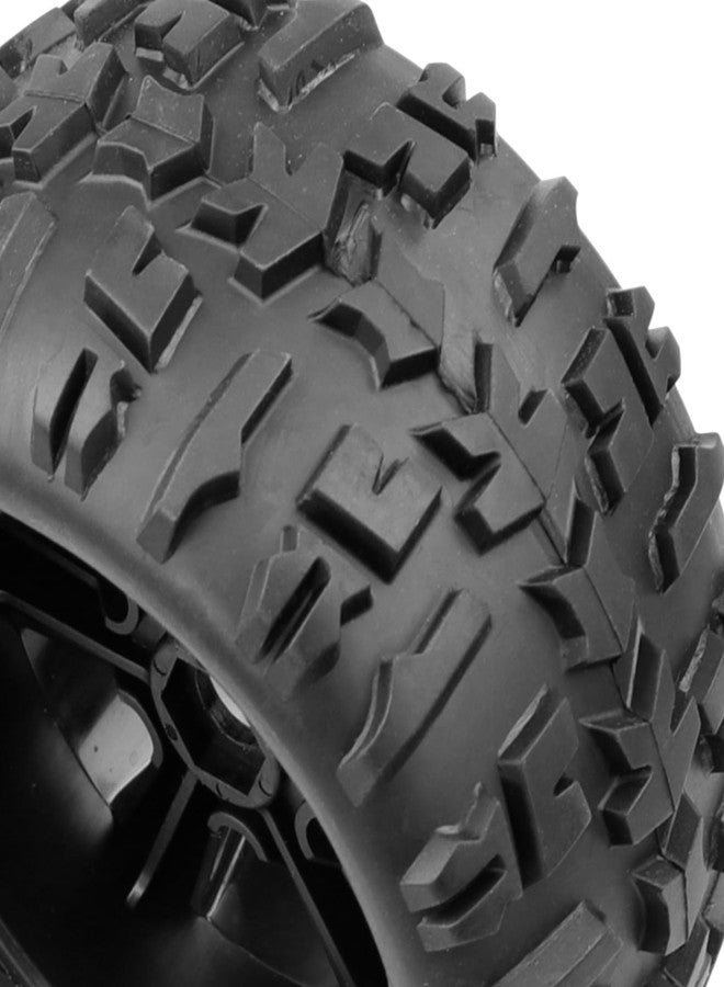 Aimrock 17mm Hex Wheels and Tires RC Truck Tire and Rims w/Foam Inserts for 1/8 Kraton 1/10 Maxx E-Revo, 4PCS - Image 3