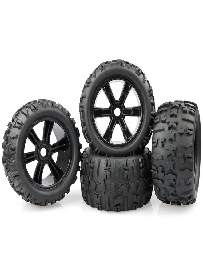Aimrock 17mm Hex Wheels and Tires RC Truck Tire and Rims w/Foam Inserts for 1/8 Kraton 1/10 Maxx E-Revo, 4PCS - Image 5