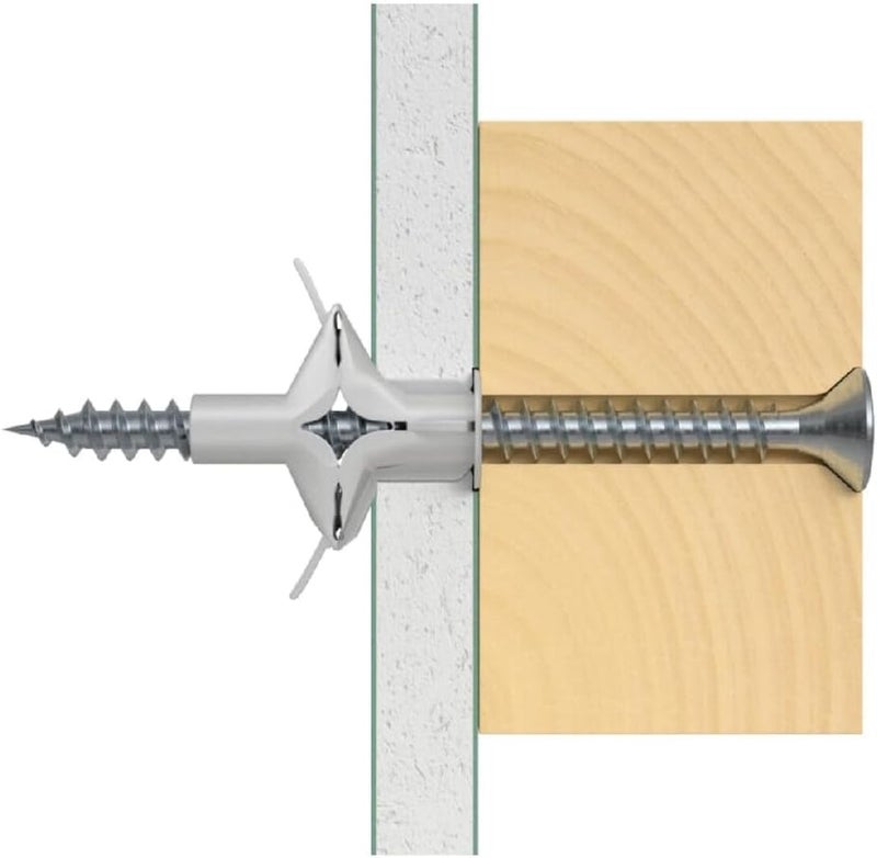 Fischer 20-Piece Universal Plug FU 6 x 35 Grey - Image 3