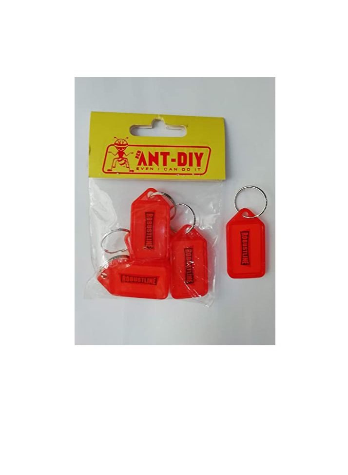 Yale Robustline Key label - 5 Pcs pack, Red | Manage Keys in the Key Box - Image 3