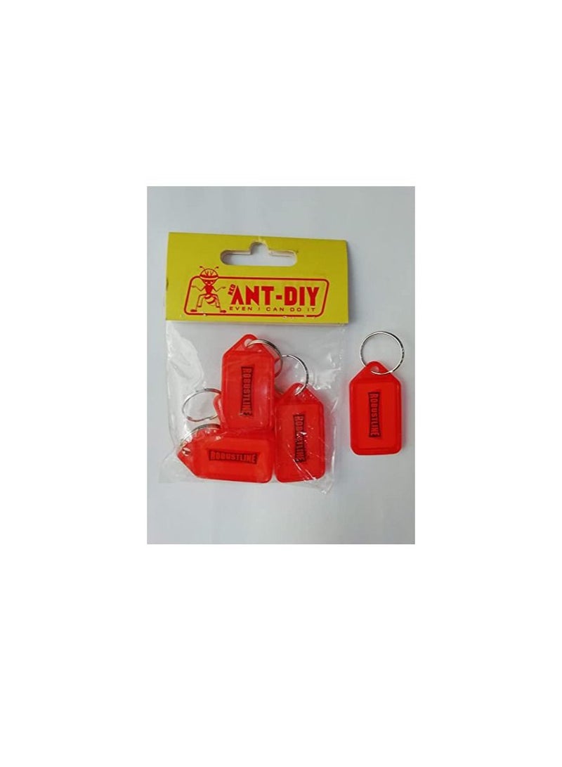 Yale Robustline Key label - 5 Pcs pack, Red | Manage Keys in the Key Box - Image 2