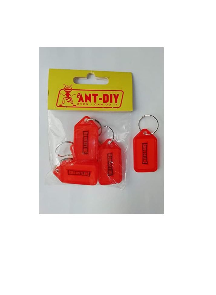 Yale Robustline Key label - 5 Pcs pack, Red | Manage Keys in the Key Box - Image 1