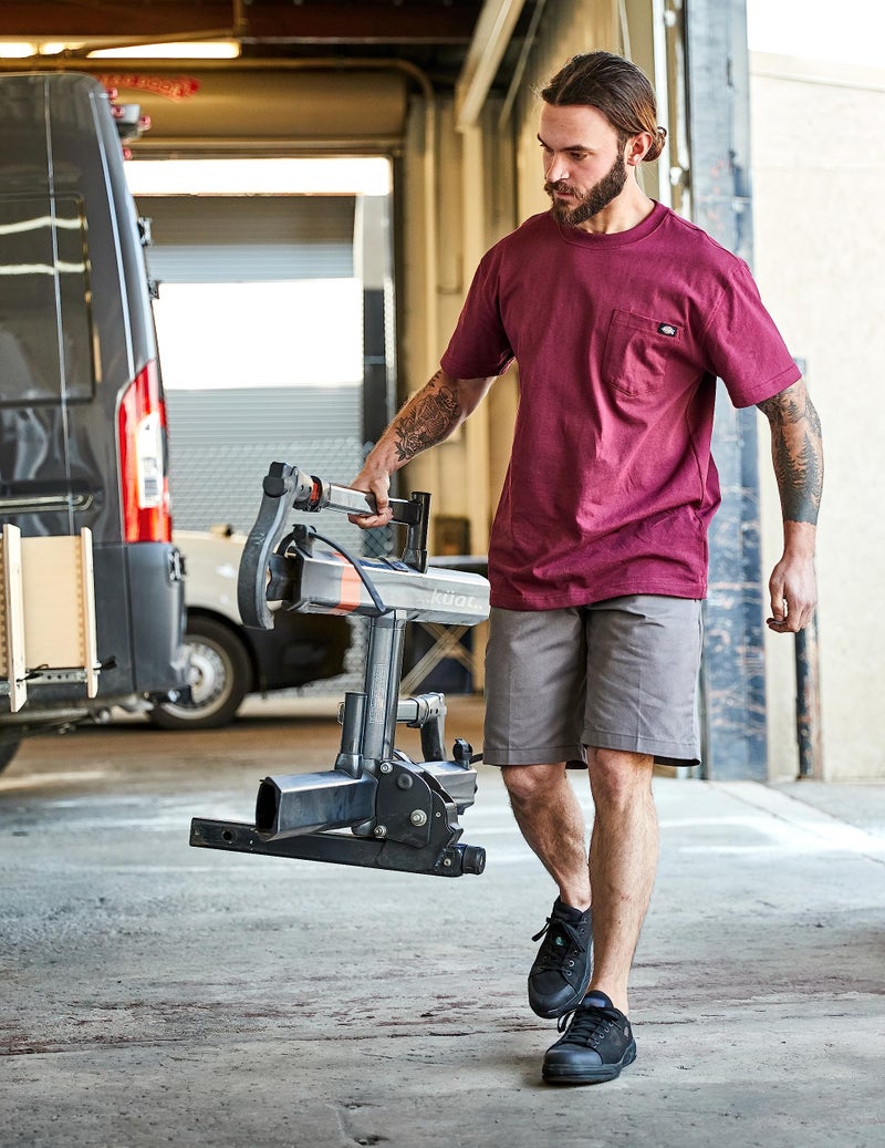 Dickies Men's 11 Inch Relaxed Fit Stretch Twill Work Short, Dark Navy, 30 - Image 3