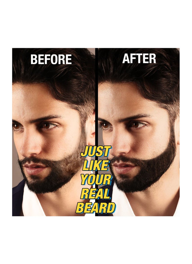 Generic - Beard Pencil Filler for Men - Beard and Mustache Definer with Dual Tip, Waterproof, Smudge-Proof, Natural Hairline, Long-Lasting Beard Enhancement Kit for Fuller - Image 1