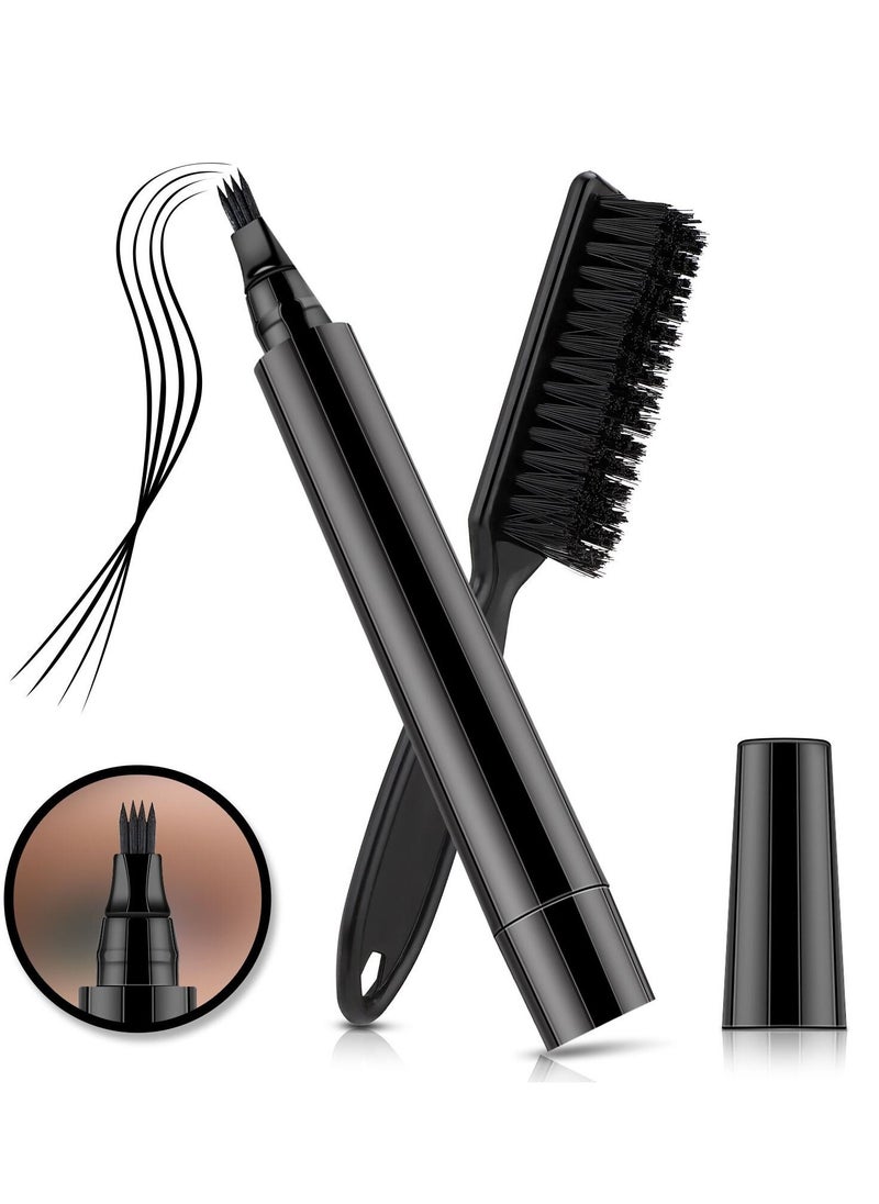 Generic - Beard Pencil Filler for Men - Beard and Mustache Definer with Dual Tip, Waterproof, Smudge-Proof, Natural Hairline, Long-Lasting Beard Enhancement Kit for Fuller - Image 1
