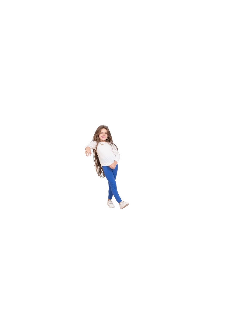 Blue children's leggings