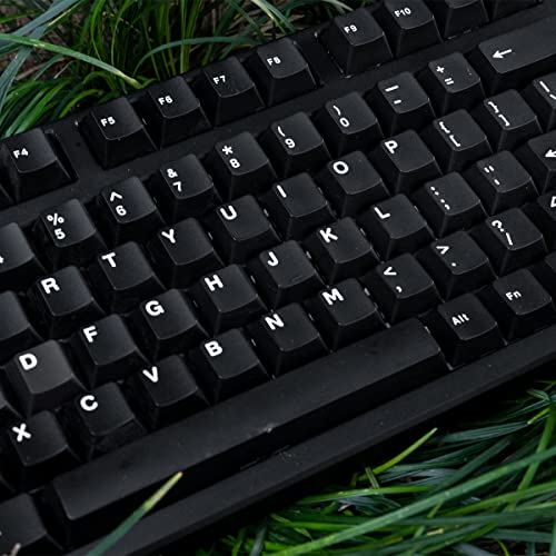 mintcaps Black WOB Keycaps Doubleshot Cherry Profile 121 Keys Custom Minimalist Keycaps Set for 60% 65% 70% 75% 100% Cherry MX Gateron Kailh Switches Mechanical Keyboards - Image 4