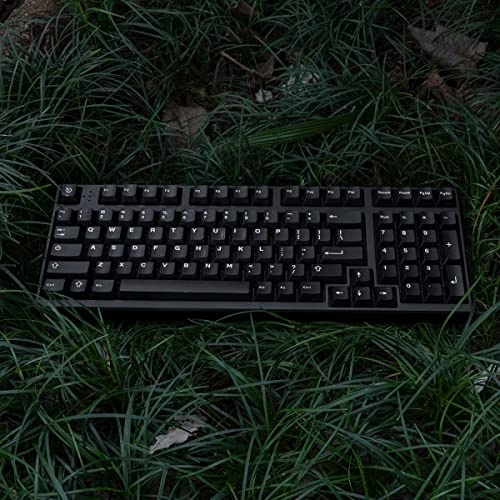 mintcaps Black WOB Keycaps Doubleshot Cherry Profile 121 Keys Custom Minimalist Keycaps Set for 60% 65% 70% 75% 100% Cherry MX Gateron Kailh Switches Mechanical Keyboards - Image 3