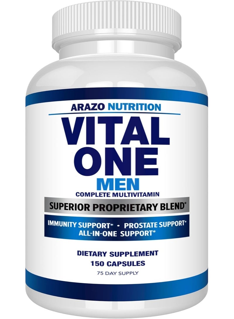 Arazo Nutrition Vital One Men's Multivitamin 150 Capsules - Image 1
