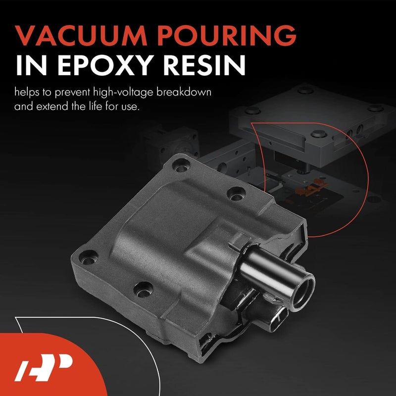 A-Premium Ignition Coil Compatible with Lexus LS400 SC400 Toyota 4Runner Camry Celica MR2 Pickup T100 L4 2.2L 2.0L - Image 3