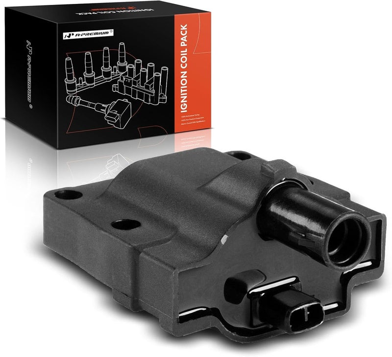 A-Premium Ignition Coil Compatible with Lexus LS400 SC400 Toyota 4Runner Camry Celica MR2 Pickup T100 L4 2.2L 2.0L - Image 1