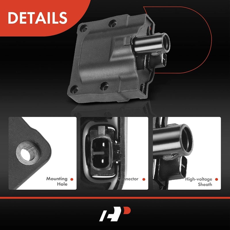 A-Premium Ignition Coil Compatible with Lexus LS400 SC400 Toyota 4Runner Camry Celica MR2 Pickup T100 L4 2.2L 2.0L - Image 5
