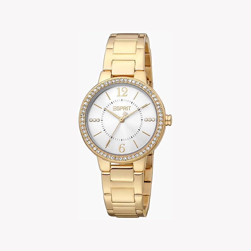ESPRIT Women's Gold Stainless Steel Watch, Silver Dial|ES1L228M2045 - Image 2