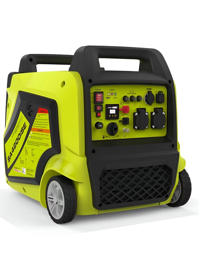 ELEPAQ 3.8KW Silent Inverter Gasoline Generator SA4200iS – 4-Stroke, Air-Cooled, Recoil + Electric Start, 60Hz, 220V - Image 1