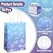 ReliThick 30 Pcs Snowflake Paper Bags Iced Candy Treat Goodie Gift Bags with Handle Blue and Purple Party Favors for Princess Holiday Birthday Wonderland Party Supplies 591 x 827 x 315 inches - Image 4