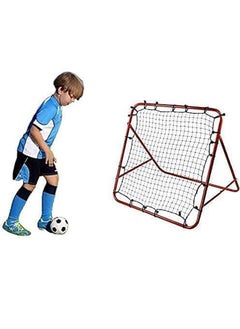 Rock Pow Football Bouncer Football Kickback Rebounder Adjustable Angles Training Equipment Removable Football Goal  - Image 4