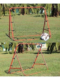 Rock Pow Football Bouncer Football Kickback Rebounder Adjustable Angles Training Equipment Removable Football Goal  - Image 5