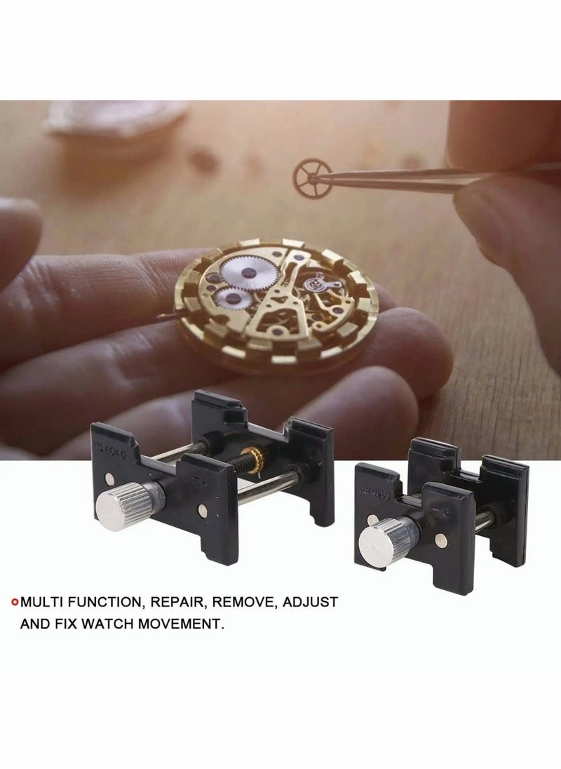 Watch Movement Holder, Watch Repair Accessory, Watch Movement Fixed Base Set Repairing Accessory Tool for Home Use Watchmakers Business Use Watch Repair 2pcs - Image 5