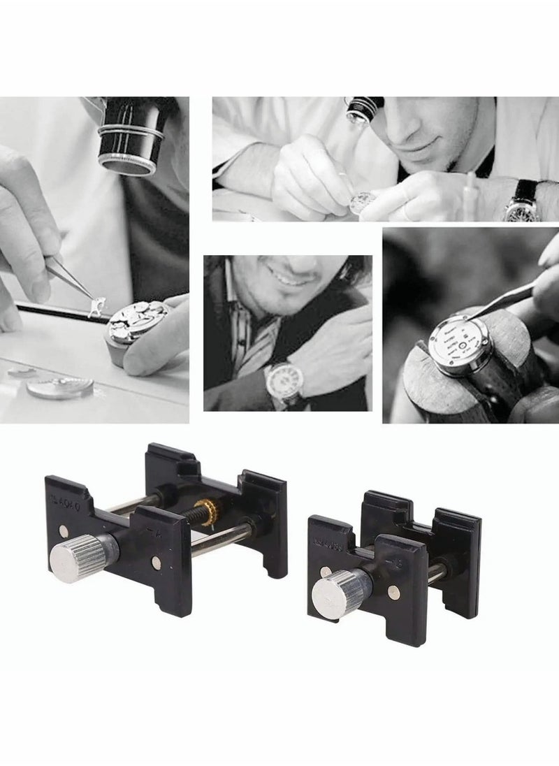 Watch Movement Holder, Watch Repair Accessory, Watch Movement Fixed Base Set Repairing Accessory Tool for Home Use Watchmakers Business Use Watch Repair 2pcs - Image 4