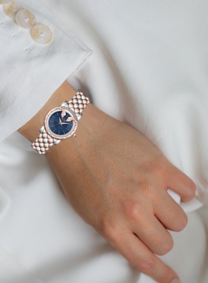 MARTINI Round Snake Blue Dial Analog Watch - Image 4