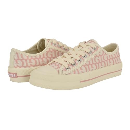 Guess Women's Carey Sneaker, Medium Pink Logo 660, 7.5 - Image 2