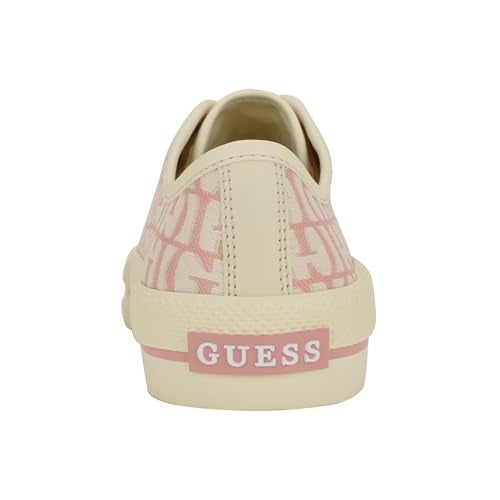 Guess Women's Carey Sneaker, Medium Pink Logo 660, 7.5 - Image 3
