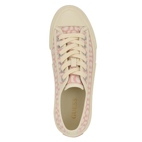 Guess Women's Carey Sneaker, Medium Pink Logo 660, 7.5 - Image 5