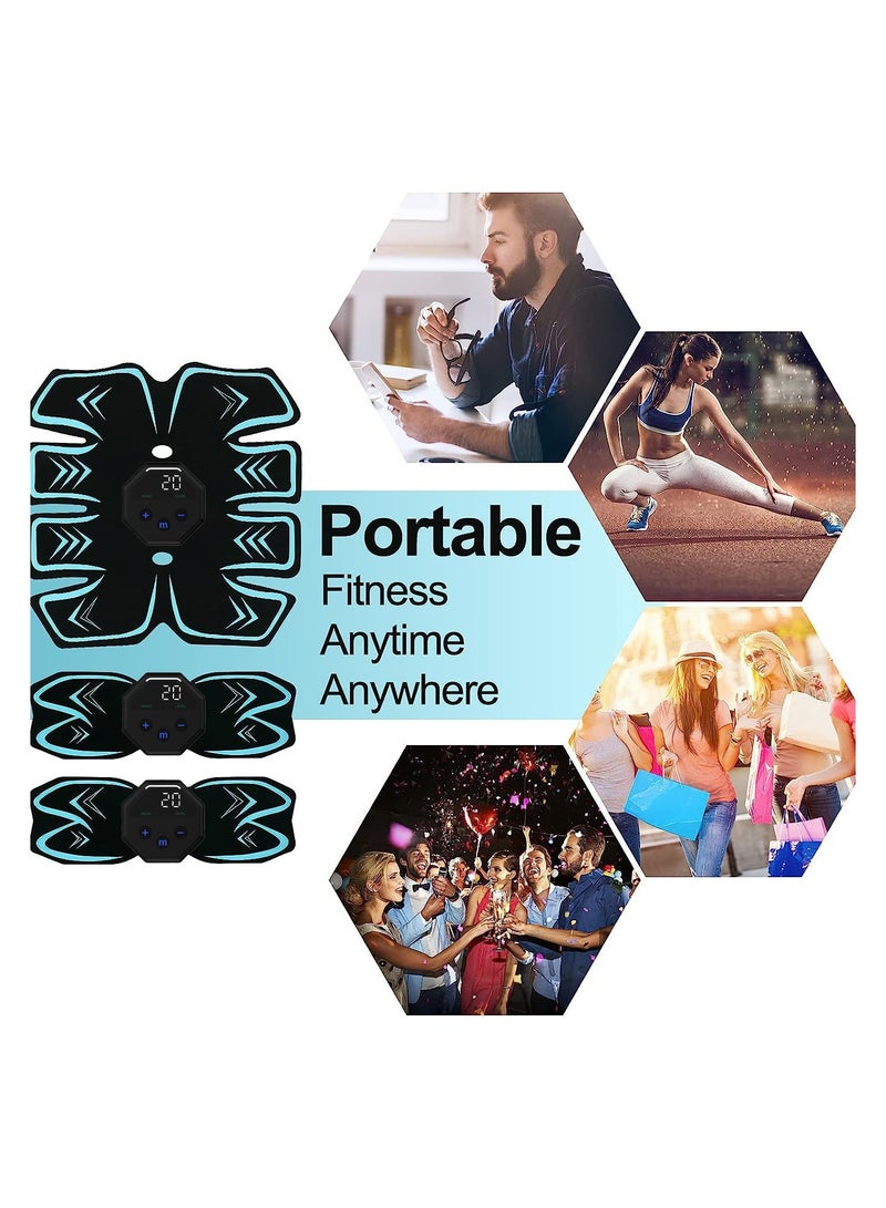 Bukela Stimulator Muscle Firmer, Abs Stimulator Military Grade Muscle Stimulator, Abs Machine for Abs/Arms/Legs, Abs Exercise Equipment, Abs Stimulator Belt, Portable Fitness Belt for Men and Women - Image 5