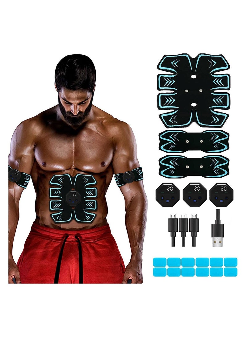Bukela Stimulator Muscle Firmer, Abs Stimulator Military Grade Muscle Stimulator, Abs Machine for Abs/Arms/Legs, Abs Exercise Equipment, Abs Stimulator Belt, Portable Fitness Belt for Men and Women - Image 3