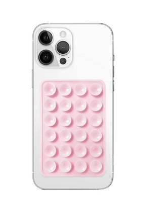 Silicone Phone Holder with Strong Double-Sided Adhesive Base, Attaches to Phone Case, Hands-Free for Selfies and Videos, Non-Slip - Pink - pzsku/ZD0C415B09CF7EADB1389Z/45/1747748641/aacbf4df-500e-4032-839f-61d15d4dd64e