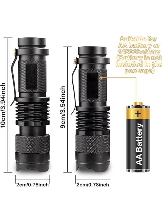 High Power Red LED Flashlight Powerful Single Mode Red Light Torch for Astronomy Aviation Night Observation Black - Image 4