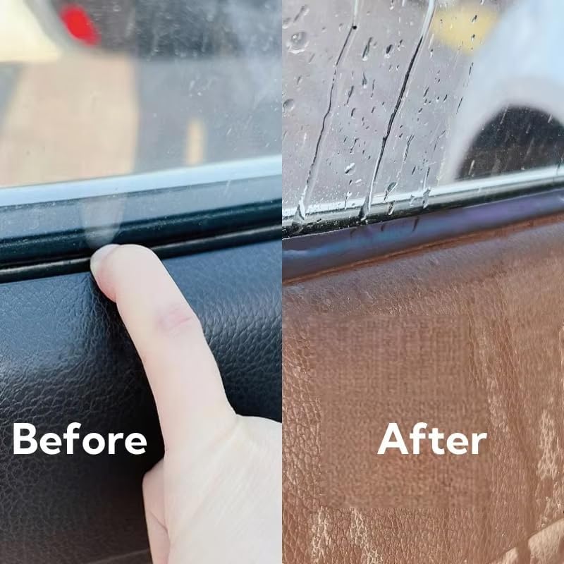 Car Window Rubber Seal Strip Compatible with Kia K5, Door Seal Strip Noise Reduction Door Seal Waterproof Car Weather Stripping Seal Kit,1m - Image 5