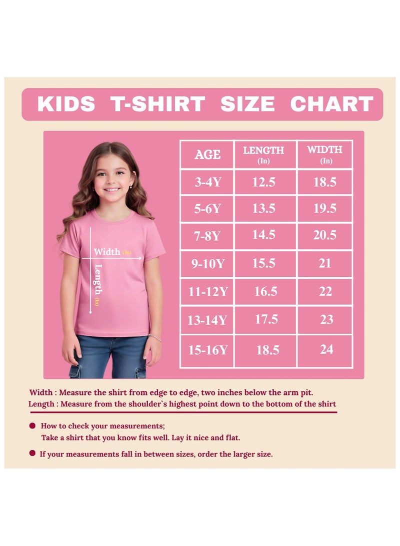 برينت شوب فور مي تي شيرت عيد الميلاد سانتا للفتيات والأطفال - تي شيرت قطني برقبة دائرية وأكمام قصيرة، ملابس يومية - Image 2