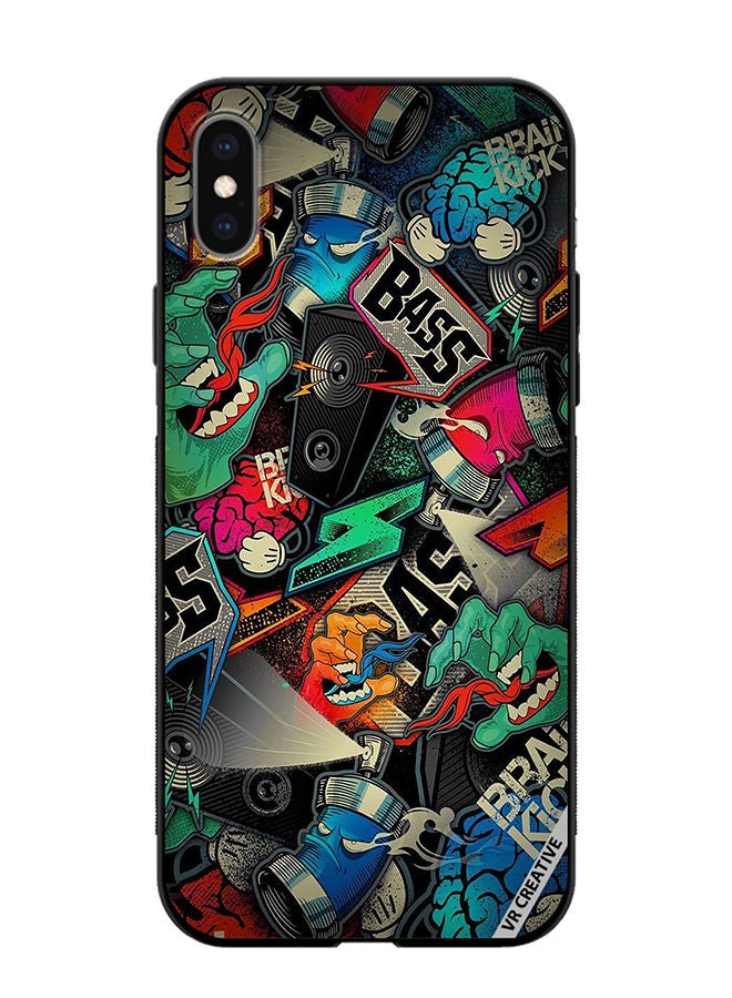 VR CREATIVE Protective Case Cover For Apple iPhone X/XS Design Multicolour - Image 1