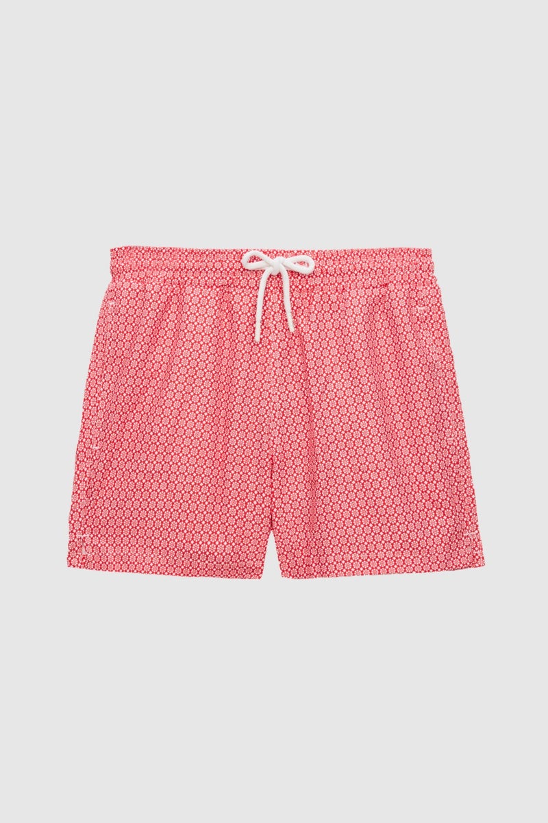 D'S DAMAT Regular Fit Red Printed Shorts Swimsuit 2HC62AP356130  - Image 1