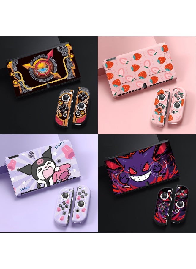 Generic - Nintendo Switch Color Case Manufacturer Switch Endurance TPU Soft Case NS Protective Case Split Protective Case-Model:641 Luffy-switch/battery Life Version-soft Case - Image 1