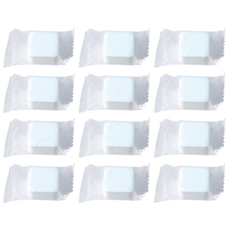 Washing Machine Cleaner Tablets Washer Cylinder Cleaner Effervescent Tablets Washer Drum Tub Cleaner 12pcs - Image 3