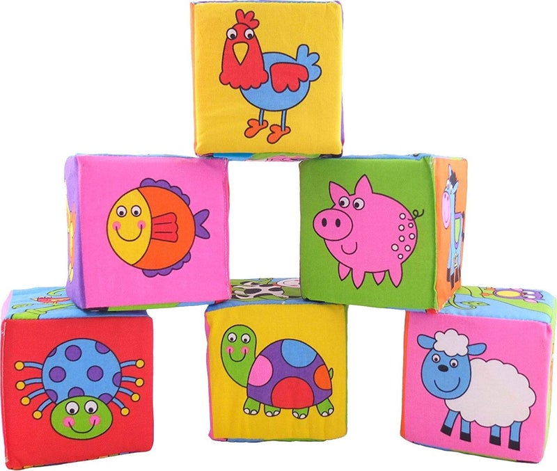 Galt Toys Soft Blocks (Set of 6) - Image 4