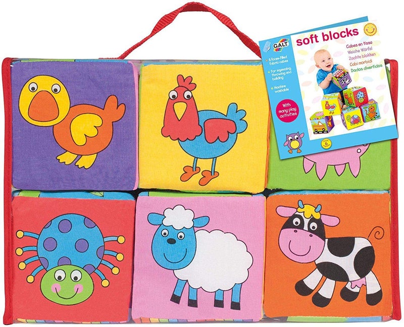 Galt Toys Soft Blocks (Set of 6) - Image 1