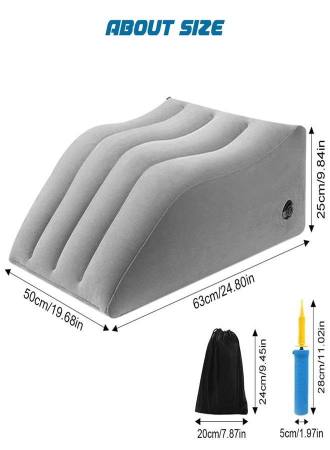 Gihunk Leg Elevation Pillows for After Surgery, Inflatable Leg Elevation Wedge Pillow for Sleeping, Portable Leg Wedge Pillow for Swelling, Leg Pillow for Knee Surgery Recovery - Image 2