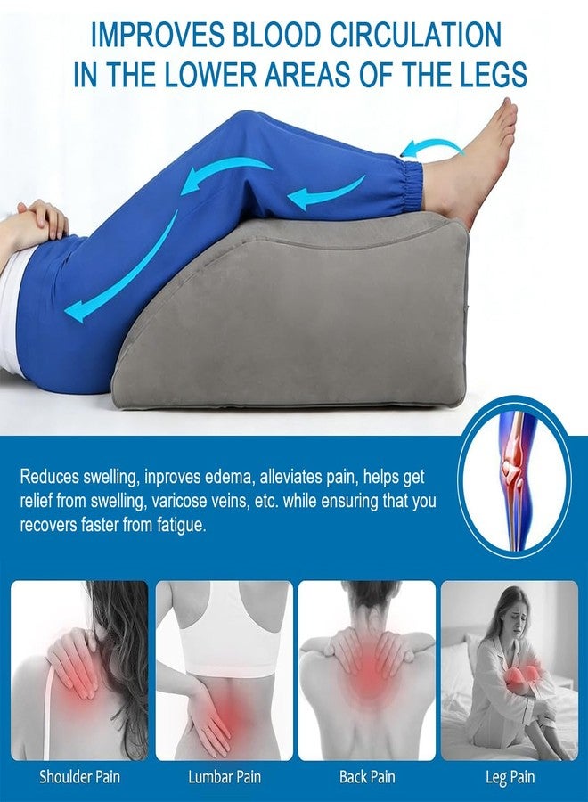 Gihunk Leg Elevation Pillows for After Surgery, Inflatable Leg Elevation Wedge Pillow for Sleeping, Portable Leg Wedge Pillow for Swelling, Leg Pillow for Knee Surgery Recovery - Image 5
