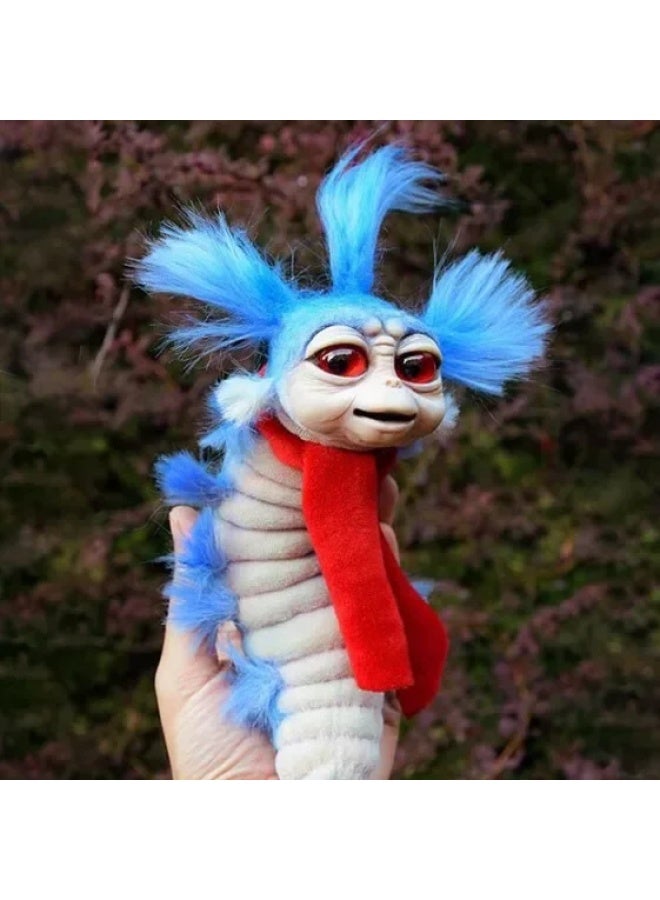 Maze Caterpillar Big Mouth Monster Lucky Dragon Plush Doll Toy Home Ornaments-Color:Big Mouth Monster-Height:All Yards - Image 3